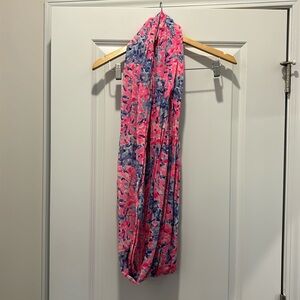 LILLY PULITZER Colorful Coco Coral Crab Infinity Scarf